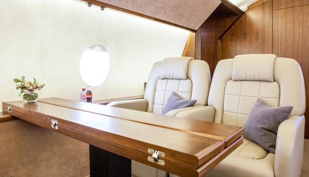 Аренда фотостудии Private Jet Studio Зал Салон Gulfstream 650 в Москве | Фото 