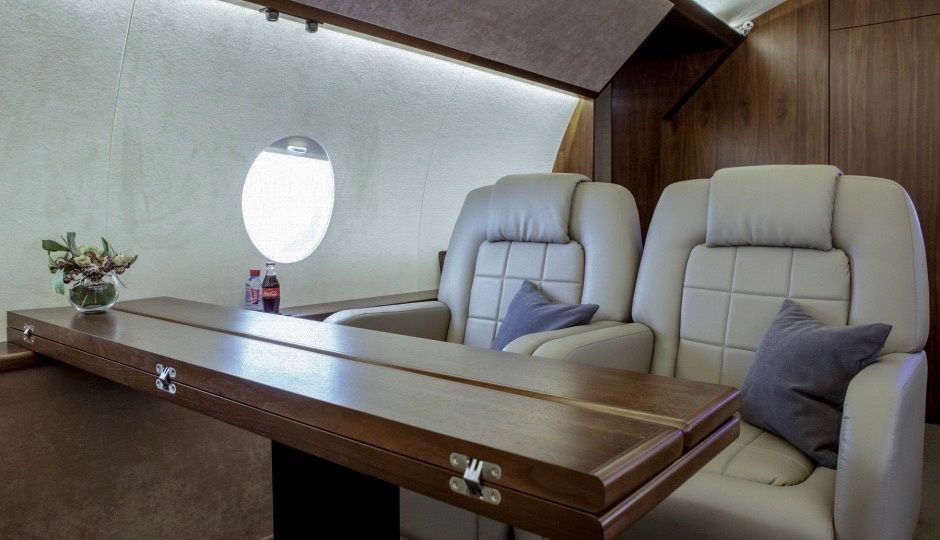 Аренда фотостудии Private Jet Studio Зал Салон Gulfstream 650 в Москве | Фото 