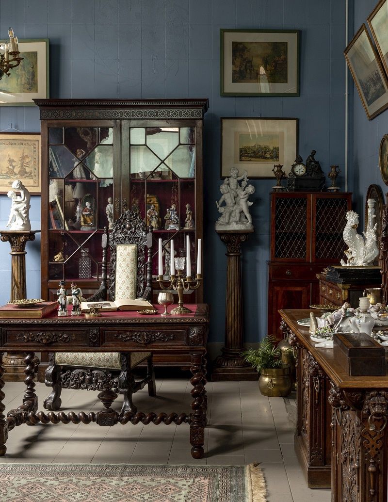 Аренда фотостудии Antik&Brut Зал Синий кабинетный в Москве | Фото 