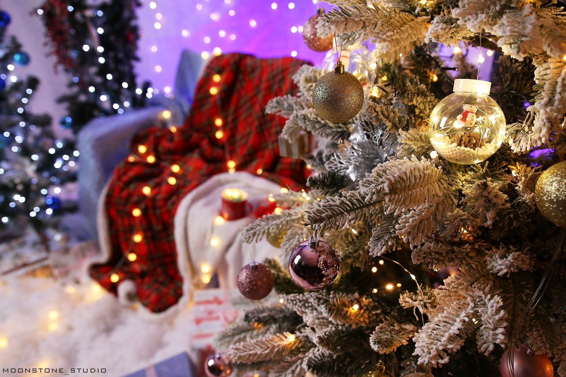 Аренда фотостудии Moonstone Зал Новый Год в Новосибирске | Фото 